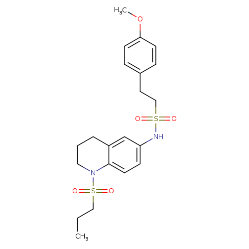 2-(4-methoxyphenyl)-N-[1-(propane-1-sulfonyl)-1,2,3,4-tetrahydroquinolin-6-yl]ethane-1-sulfonamide