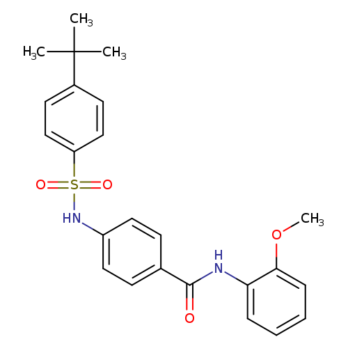 4-(4-tert-butylbenzenesulfonamido)-N-(2-methoxyphenyl)benzamide