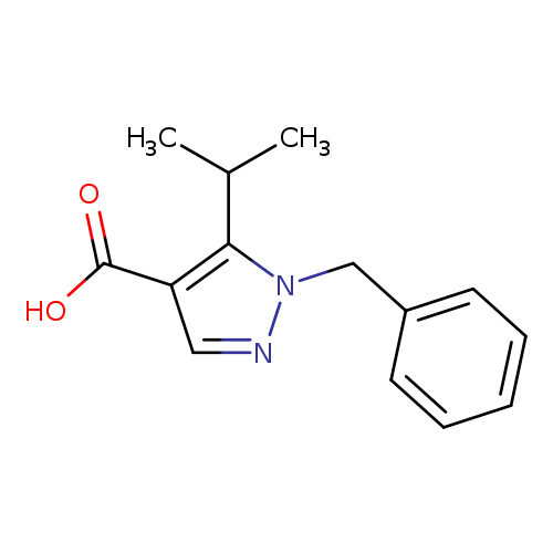 1-benzyl-5-(propan-2-yl)-1H-pyrazole-4-carboxylic acid
