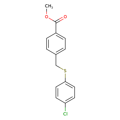 methyl 4-{[(4-chlorophenyl)thio]methyl}benzoate