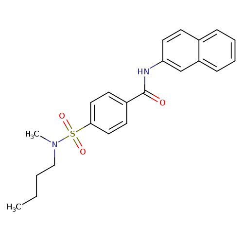 4-[butyl(methyl)sulfamoyl]-N-(naphthalen-2-yl)benzamide
