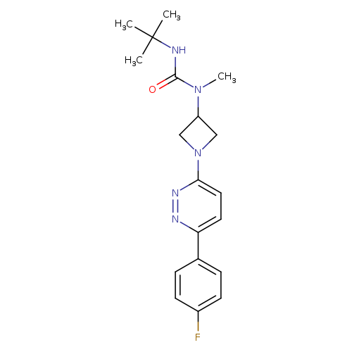 3-tert-butyl-1-{1-[6-(4-fluorophenyl)pyridazin-3-yl]azetidin-3-yl}-1-methylurea