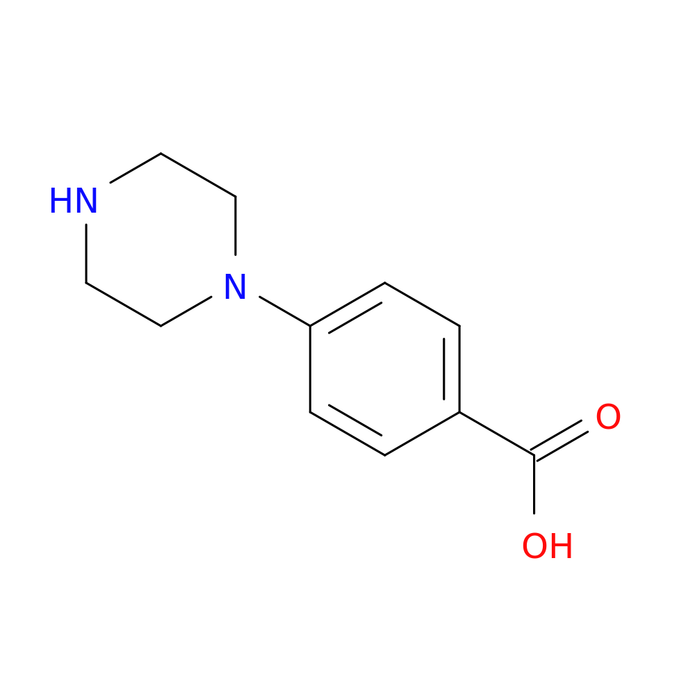 4-(1-Piperazinyl)benzoic acid