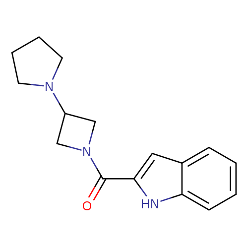 2-[3-(pyrrolidin-1-yl)azetidine-1-carbonyl]-1H-indole