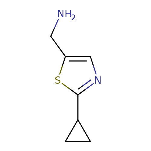 (2-Cyclopropylthiazol-5-yl)methanamine