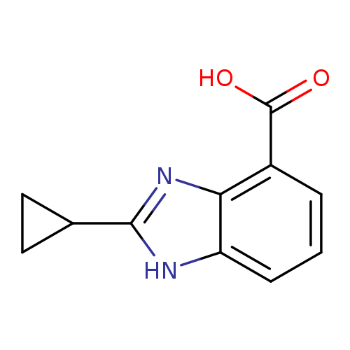 2-cyclopropyl-1H-1,3-benzodiazole-4-carboxylic acid