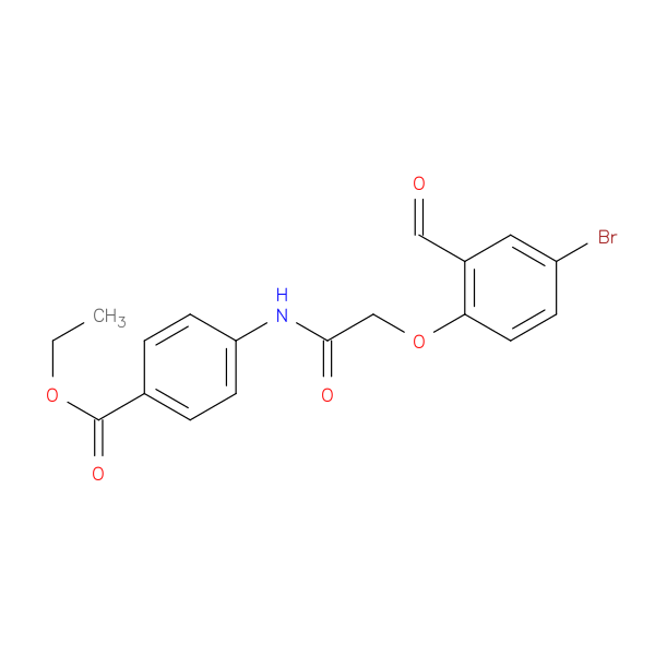 ethyl 4-[2-(4-bromo-2-formylphenoxy)acetamido]benzoate