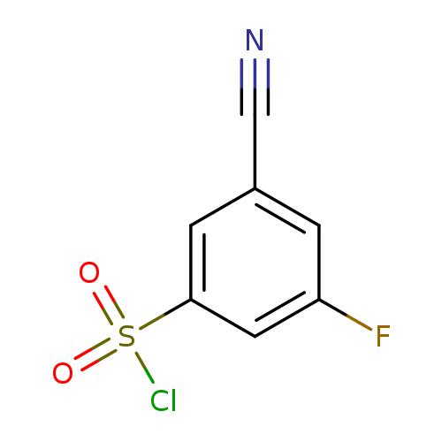 3-Cyano-5-fluorobenzene-1-sulfonyl chloride