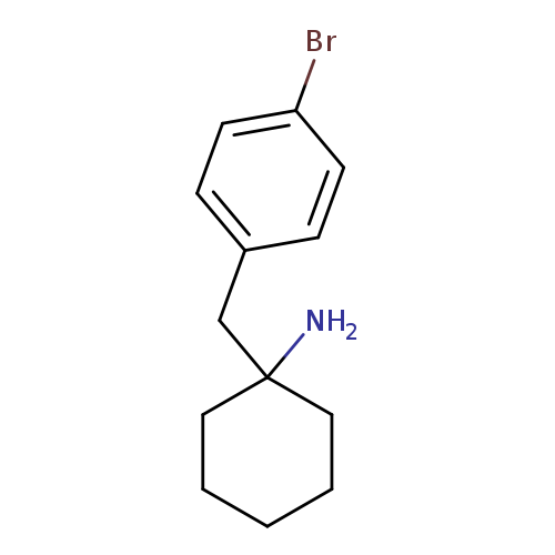 1-[(4-bromophenyl)methyl]cyclohexan-1-amine