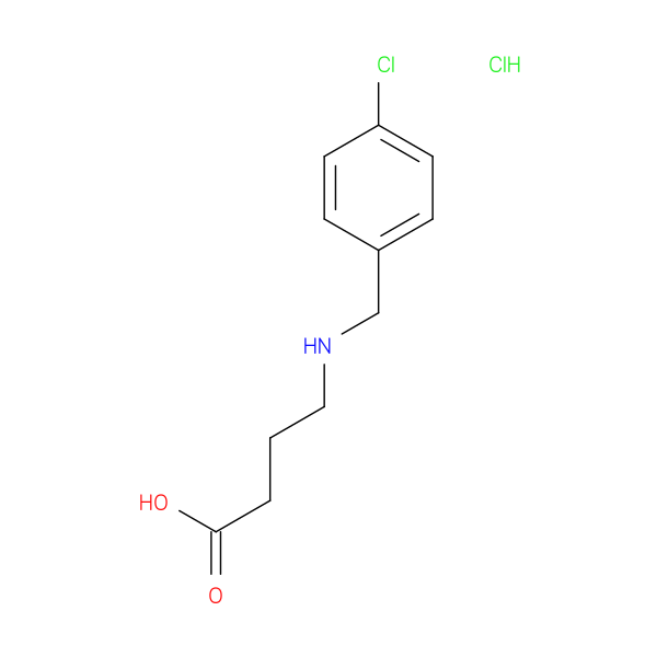 4-{[(4-chlorophenyl)methyl]amino}butanoic acid hydrochloride