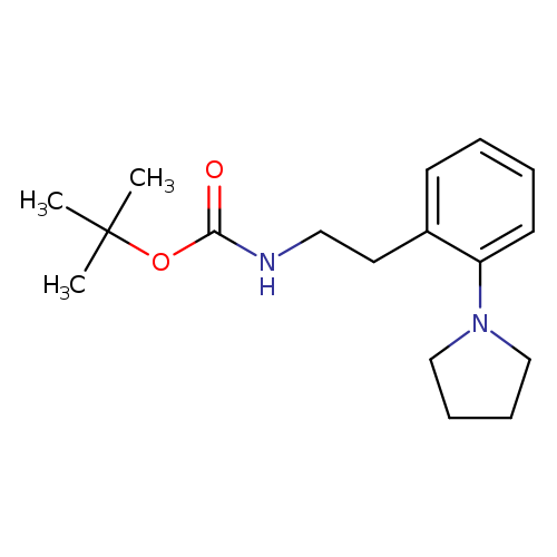 tert-butyl N-{2-[2-(pyrrolidin-1-yl)phenyl]ethyl}carbamate