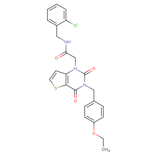 N-[(2-chlorophenyl)methyl]-2-{3-[(4-ethoxyphenyl)methyl]-2,4-dioxo-1H,2H,3H,4H-thieno[3,2-d]pyrimidin-1-yl}acetamide