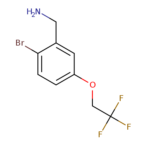 2-Bromo-5-(2,2,2-trifluoro-ethoxy)-benzylamine