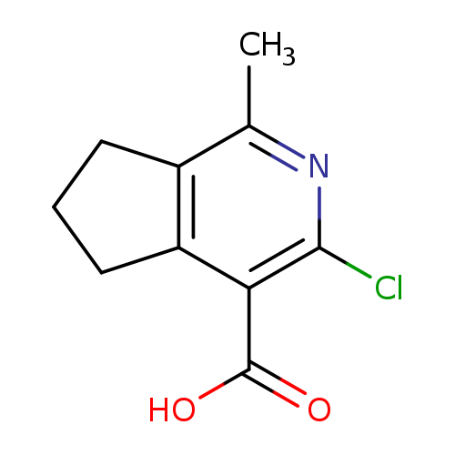 3-chloro-1-methyl-5H,6H,7H-cyclopenta[c]pyridine-4-carboxylic acid