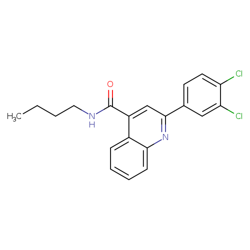 N-butyl-2-(3,4-dichlorophenyl)-4-quinolinecarboxamide