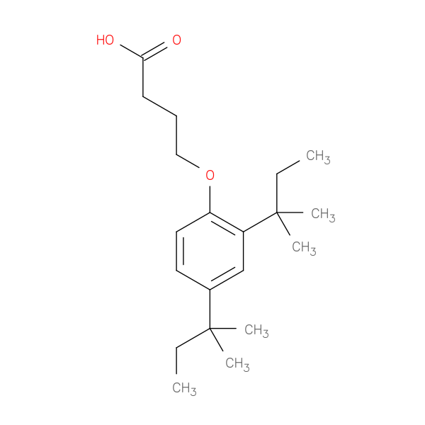 4-[2,4-bis(2-methylbutan-2-yl)phenoxy]butanoic acid