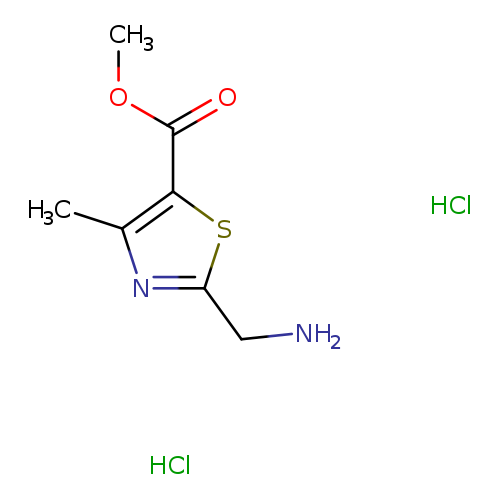 methyl 2-(aminomethyl)-4-methyl-1,3-thiazole-5-carboxylate dihydrochloride
