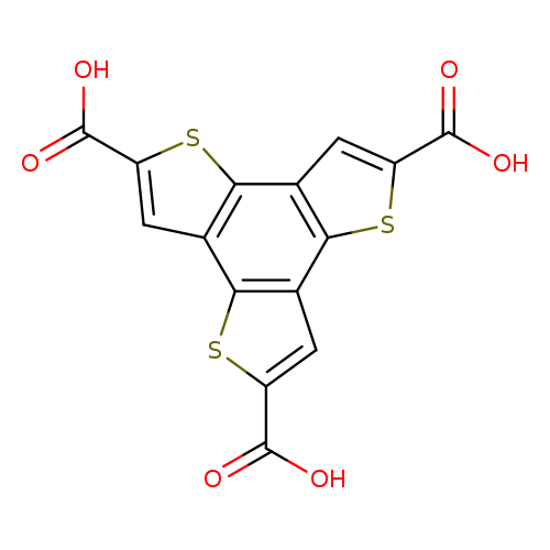 Benzo[1,2-b:3,4-b':5,6-b'']trithiophene-2,5,8-tricarboxylic acid
