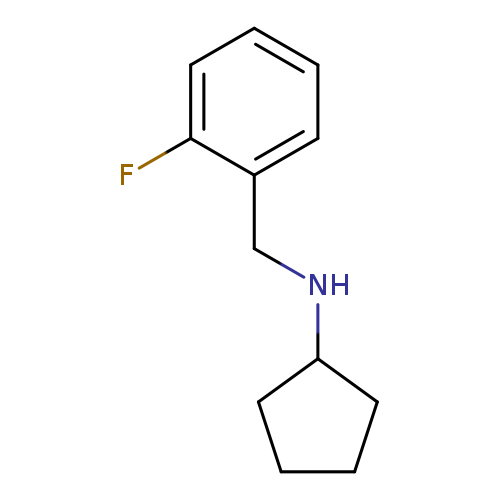 N-[(2-fluorophenyl)methyl]cyclopentanamine