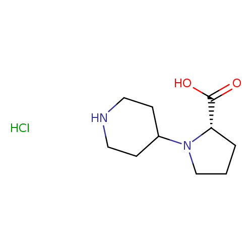 (2S)-1-(piperidin-4-yl)pyrrolidine-2-carboxylic acid HCl