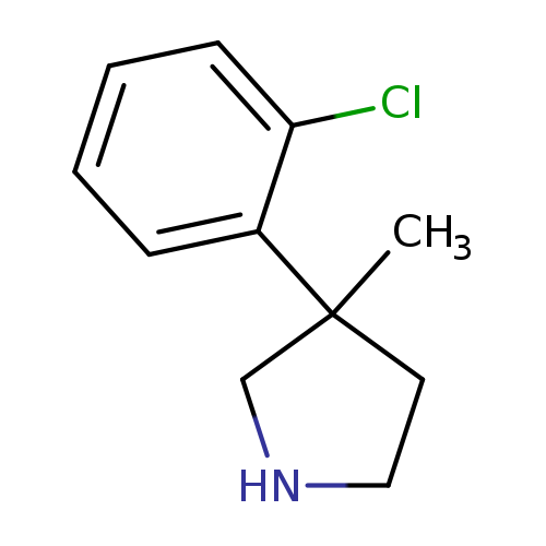 3-(2-chlorophenyl)-3-methylpyrrolidine