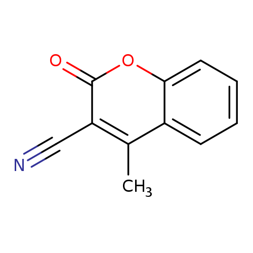2H-1-Benzopyran-3-carbonitrile, 4-methyl-2-oxo-