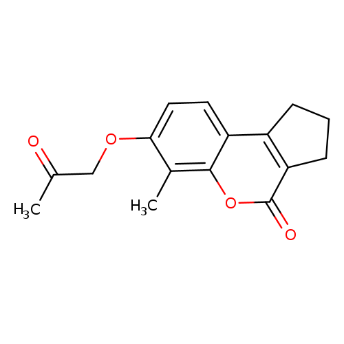 6-Methyl-7-(2-oxopropoxy)-2,3-dihydrocyclopenta[c]chromen-4(1h)-one