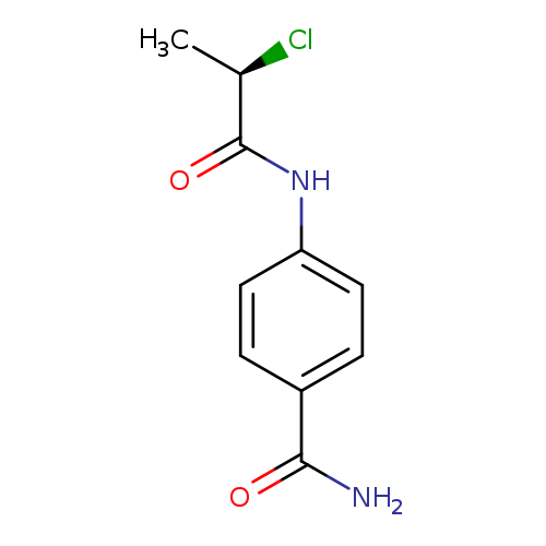 4-[(2R)-2-chloropropanamido]benzamide