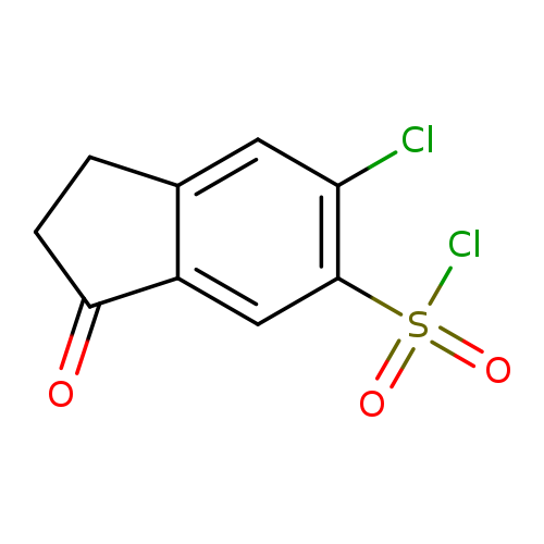 6-Chloro-3-oxo-2,3-dihydro-1h-indene-5-sulfonyl chloride