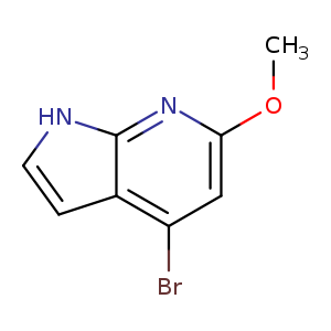 1H-Pyrrolo[2,3-b]pyridine, 4-bromo-6-methoxy-