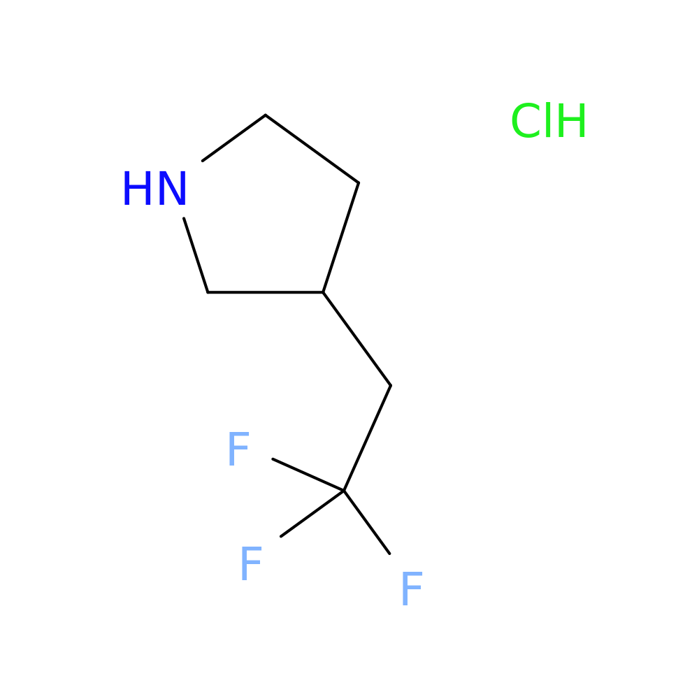 3-(2,2,2-trifluoroethyl)pyrrolidine hydrochloride