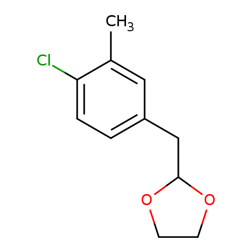 4-Chloro-3-methyl (1,3-dioxolan-2-ylmethyl)benzene
