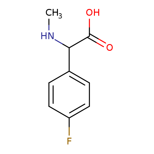 2-(4-Fluorophenyl)-2-(methylamino)acetic acid