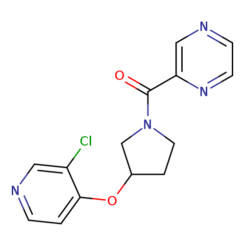 2-{3-[(3-chloropyridin-4-yl)oxy]pyrrolidine-1-carbonyl}pyrazine