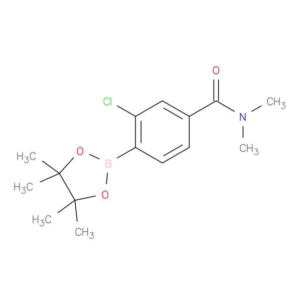 3-Chloro-N,N-dimethyl-4-(tetramethyl-1,3,2-dioxaborolan-2-yl)benzamide