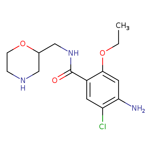 Benzamide,4-amino-5-chloro-2-ethoxy-N-(2-morpholinylmethyl)-
