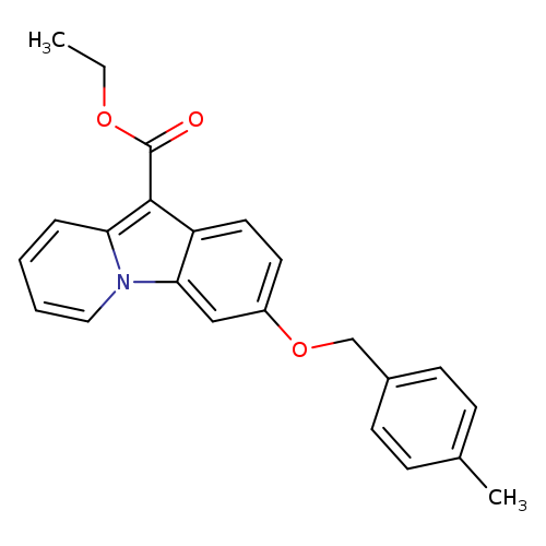 ethyl 3-[(4-methylphenyl)methoxy]pyrido[1,2-a]indole-10-carboxylate