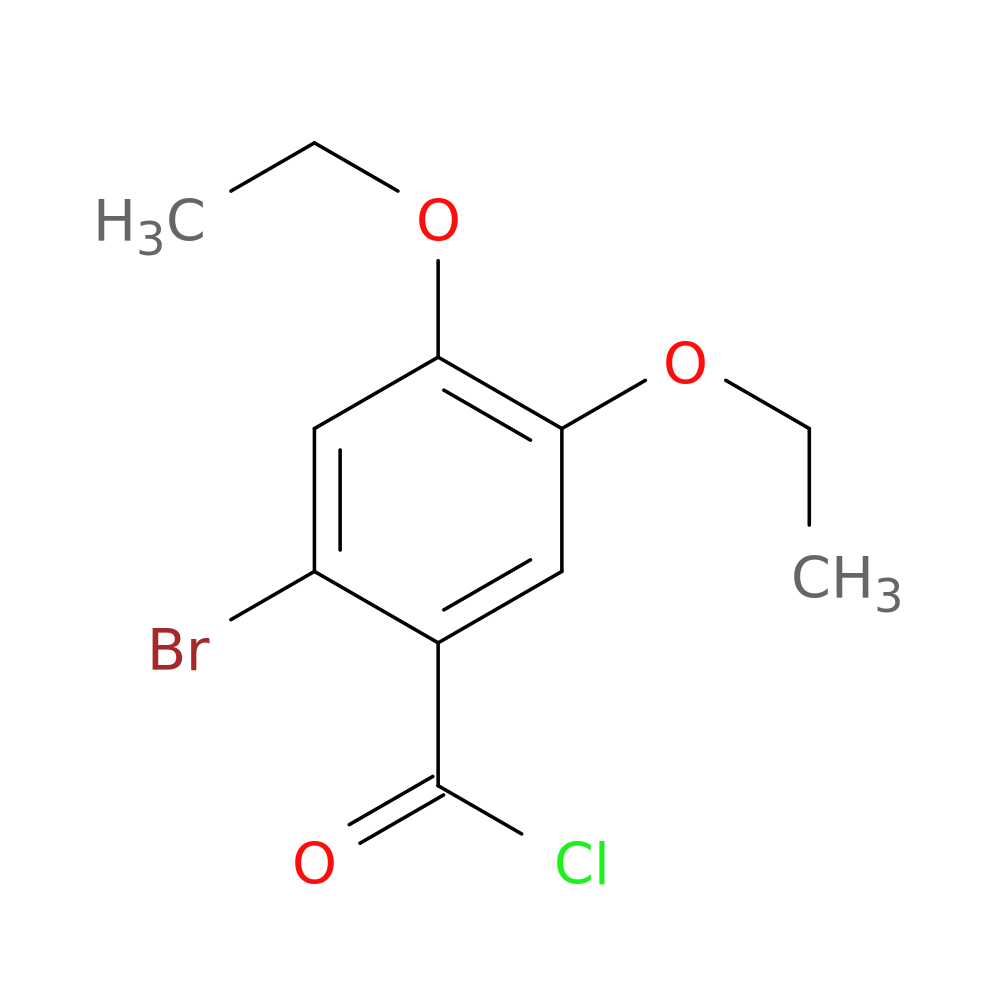 2-Bromo-4,5-diethoxybenzoyl chloride