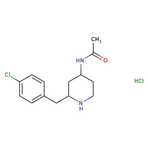 AcetaMide, N-[2-[(4-chlorophenyl)Methyl]-4-piperidinyl]-, Monohydrochloride, trans- (9CI)