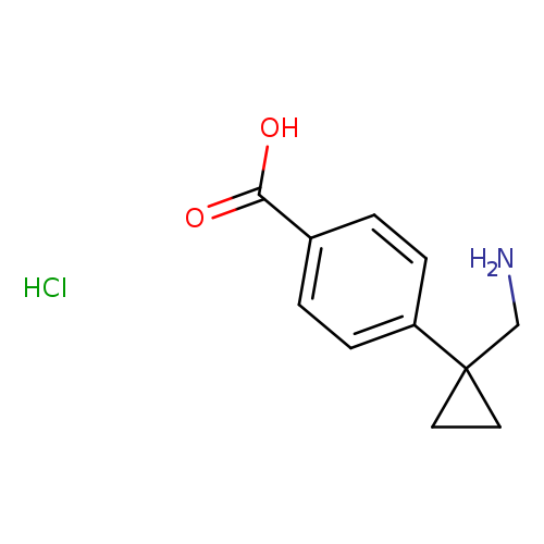 4-[1-(aminomethyl)cyclopropyl]benzoicacidhydrochloride