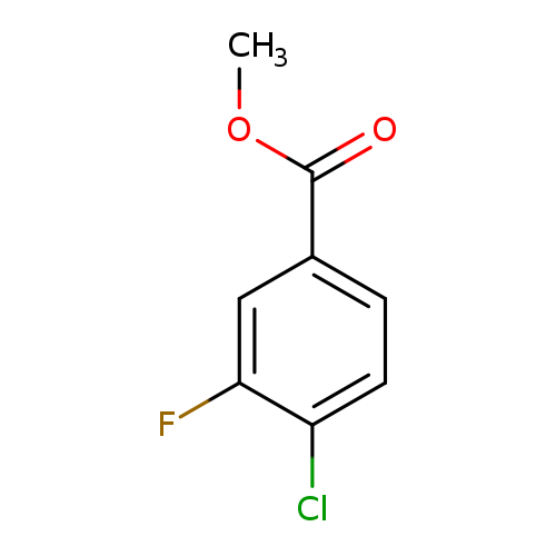 Benzoic acid, 4-chloro-3-fluoro-, methyl ester