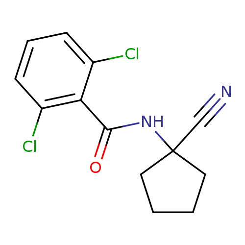 2,6-DICHLORO-N-(1-CYANO-CYCLOPENTYL)-BENZAMIDE