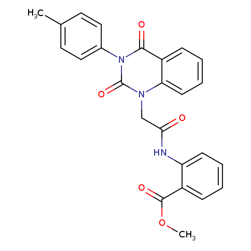 methyl 2-{2-[3-(4-methylphenyl)-2,4-dioxo-1,2,3,4-tetrahydroquinazolin-1-yl]acetamido}benzoate