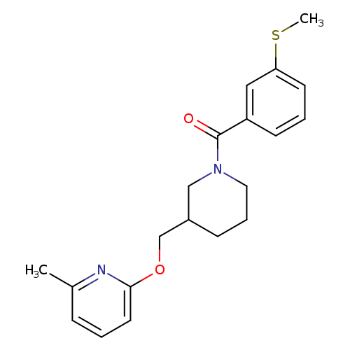 2-methyl-6-({1-[3-(methylsulfanyl)benzoyl]piperidin-3-yl}methoxy)pyridine