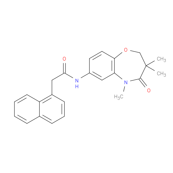 2-(naphthalen-1-yl)-N-(3,3,5-trimethyl-4-oxo-2,3,4,5-tetrahydro-1,5-benzoxazepin-7-yl)acetamide