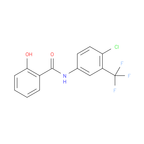 N-[4-chloro-3-(trifluoromethyl)phenyl]-2-hydroxybenzamide