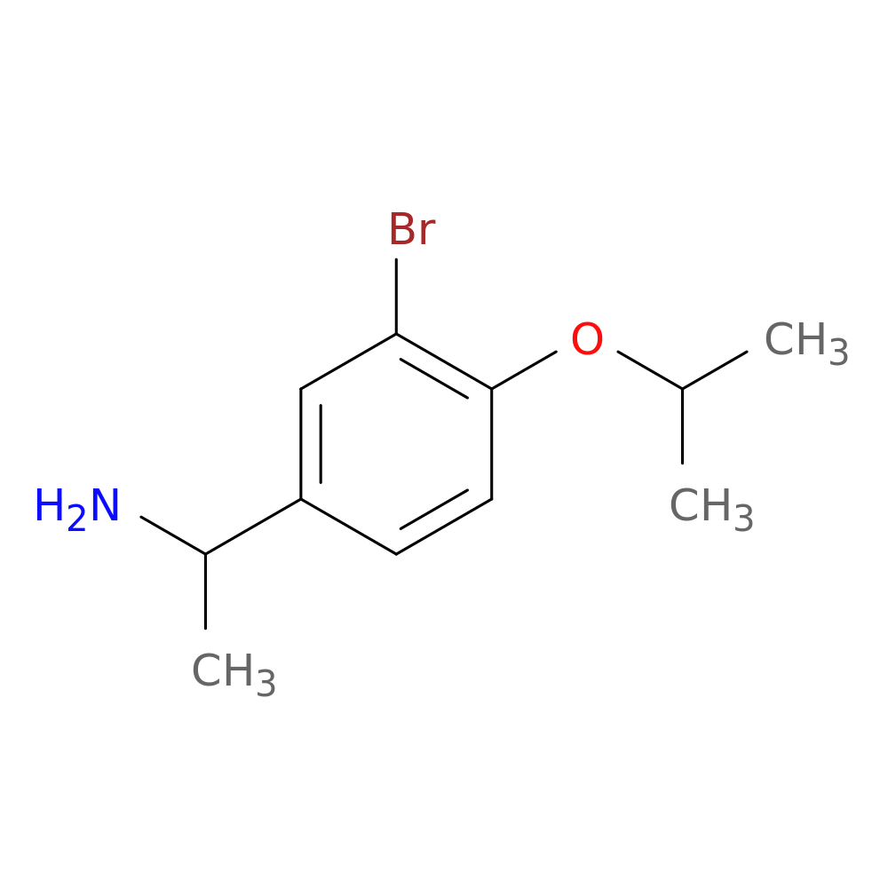1-[3-Bromo-4-(propan-2-yloxy)phenyl]ethan-1-amine