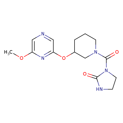 1-{3-[(6-methoxypyrazin-2-yl)oxy]piperidine-1-carbonyl}imidazolidin-2-one