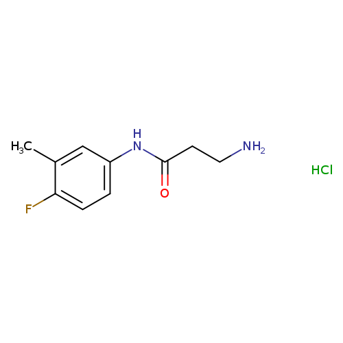 N~1~-(4-fluoro-3-methylphenyl)-beta-alaninamide hydrochloride