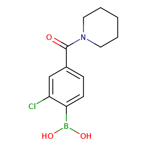 2-Chloro-4-(1-piperidinylcarbonyl)phenylboronic acid